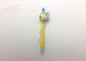 China For school sports meeting gifts promotional anti-slip ball pen with logo print and cartoon figures wrap on sale
