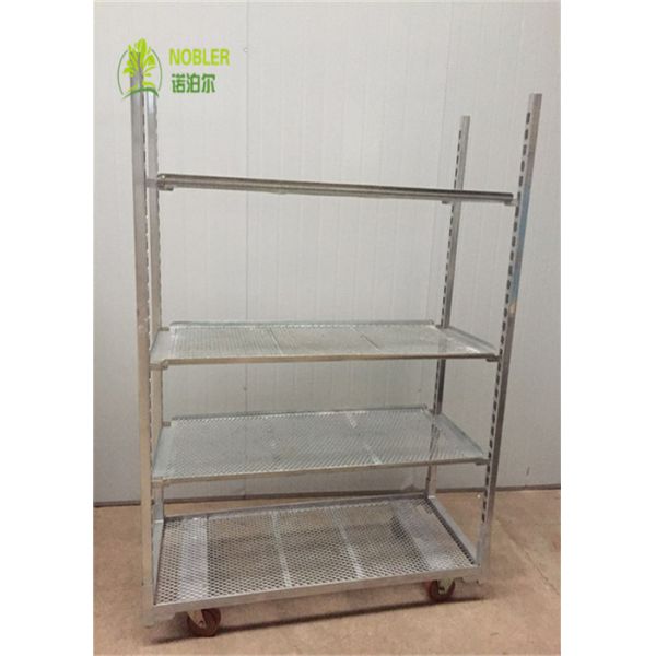 TC0131 Danish Trolley Shelves Horticultural Sector Flower Steel Roll