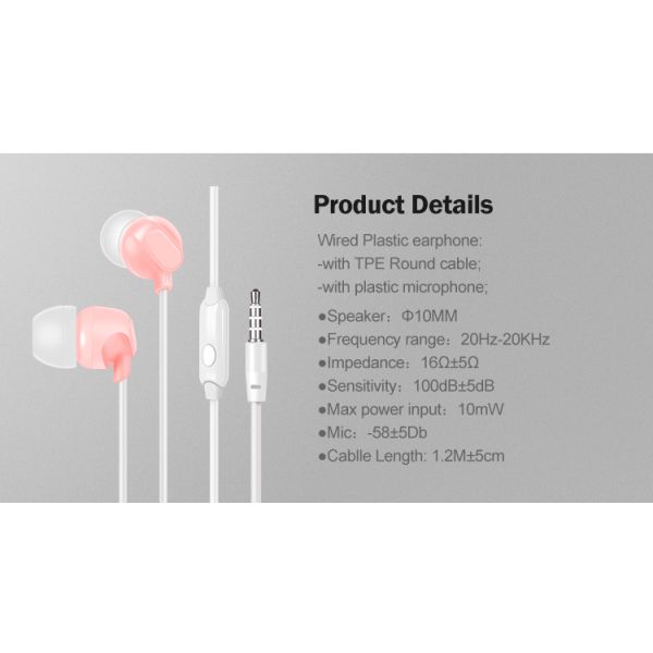 Mix Colors ANC Wired Earphones 103dB Deep Sound In Ear Gaming Headset