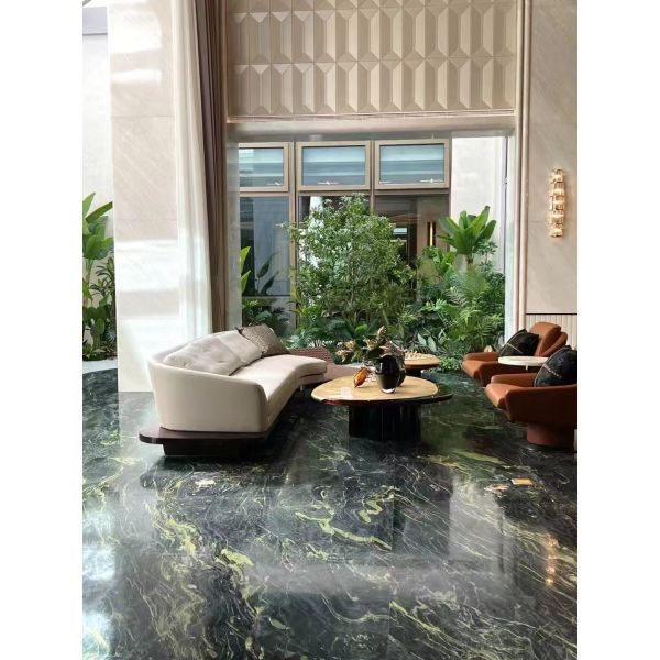 Brazil Monet Garden Green Marble Natural Luxury Stone for Feature Walls and Luxury Flooring Applications