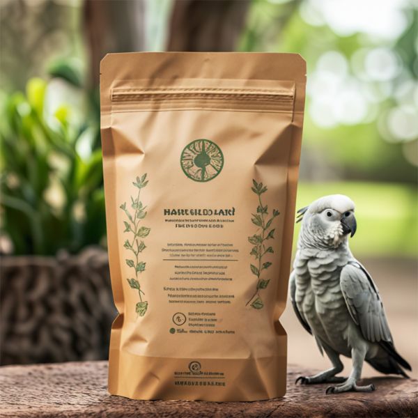 Laminated PE Custom Recyclable Holographic Mylar Zipper Bag Zip Lock Closure Moisture Proof Customized Logo Pet Food Parrot Grain