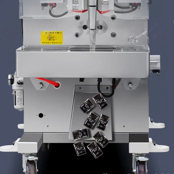 Vertical Automatic Liquid Packing Machine Round Corner Sachet Filling Machine 1.5kw