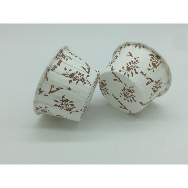 Wedding PET Baking Cups Round Shape Disposable Packaging Souffle Muffin Cup