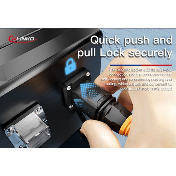 CNLINKO Waterproof IP68 Ethernet Wire RJ45 Connector for Wifi Adapter
