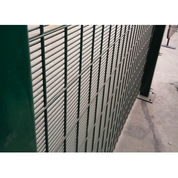 3 X 0.5 inch PVC Coated Welded Wire Mesh 10 Gauge 3510 Wire Security Fence Panels