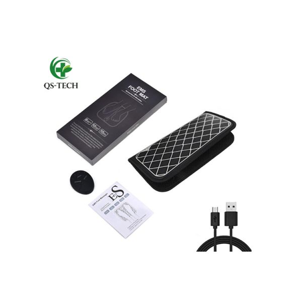 electrical foot massager with detachable control unit EMS electric mat foot circulation massager