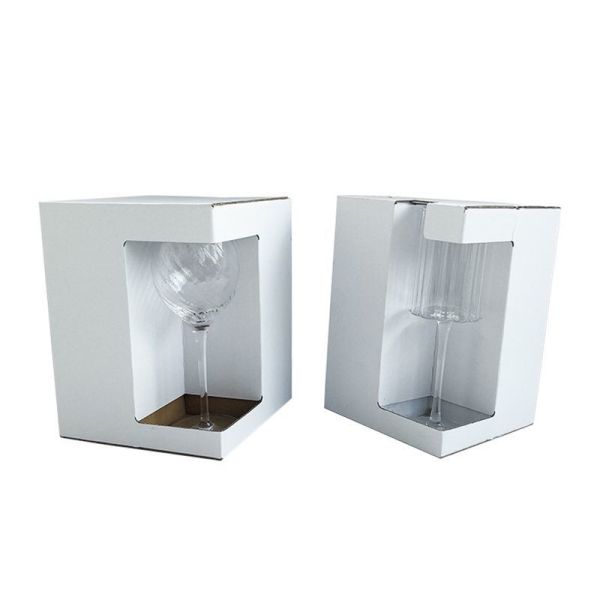 Customized Kraft Paper Packaging Box Corrugated Cardboard Display Boxes For Glass