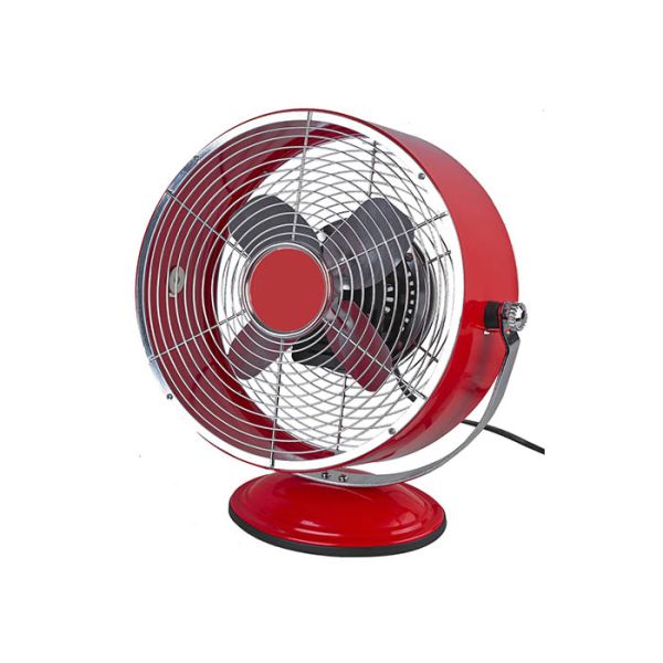 9" Retro Table Fan With Two Speeds Knob Switch 2 Speed Control 50Hz 25W