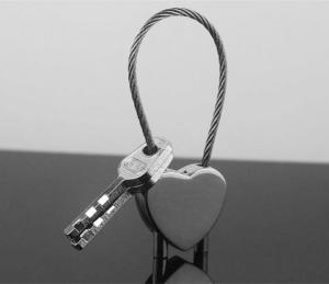 China China factory for stainless steel wire cable loop key holders in bulk, good value, premium on sale