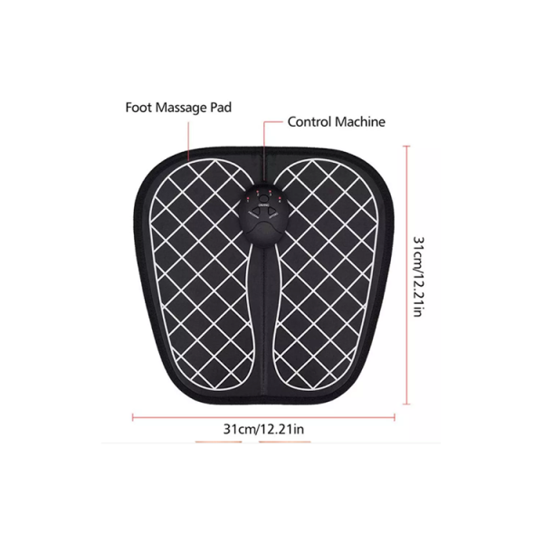 electrical foot massager with detachable control unit EMS electric mat foot circulation massager