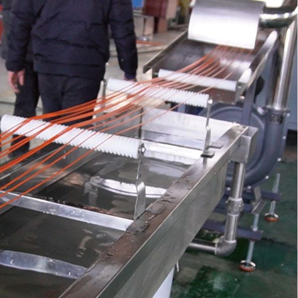 Extruder Water Cooled Strand Pelletizing System For Modified PP PE Masterbatch Filling