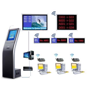 Multiple Language Wireless Wired Customer Number Calling Queuing System