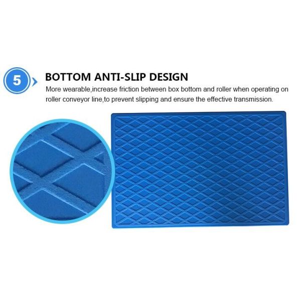 Heavy duty stackable attached lid turnover box, Stackable and nestable plastic shipping tote box for storage or moving