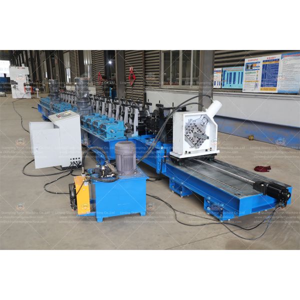 Full Automatic Solar Photovoltaic Bracket Strut C Channel Making Roll Forming Machine