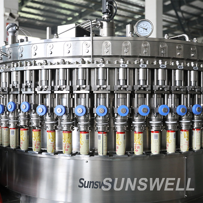 200ml CSD Can Filling Line 18000 Cans Per Hour Beverage Canning Machine