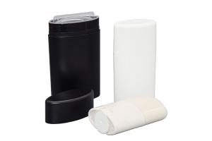 Buy cheap 15g  50g 75g Plastic PP Oval Deodorant Stick Container With Flat Top Cap 0.5 - 2.5 Oz product
