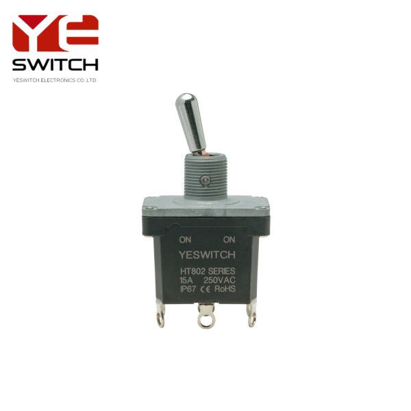 High Current Industrial Metal Toggle Switch With Two Positions On-on Function