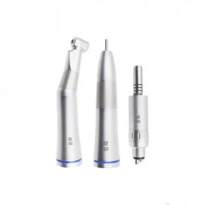 China LED Low Speed Dental Handpiece Set E-Type Inner Water Spray Contra Angle Straight Air Motor on sale