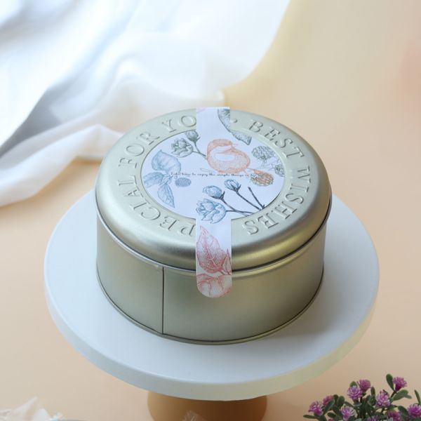 Eco Friendly 135x75mm Tin Can Packaging FDA Approved Food Safe Container for Coffee Tea Storage