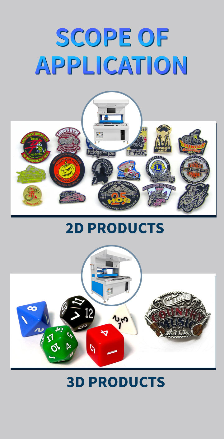 Automatic 4 Colors Two Stations Visual Enamel Pin Dispensing Machine for Dice Painting