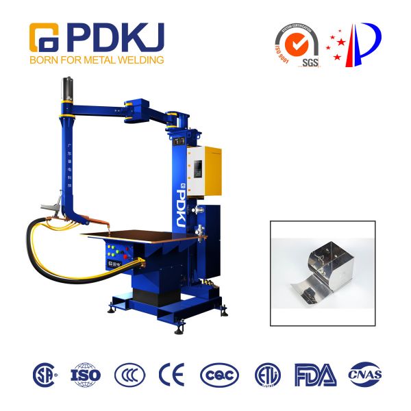 Platform Type Intermediate-Frequency Inverter Seamless Spot Welding Machine For Stainless Steel Box Welding
