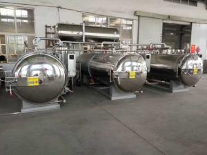 China Industrial Food Sterilizer Autoclave High Temperature Water Bath Customized Voltage on sale