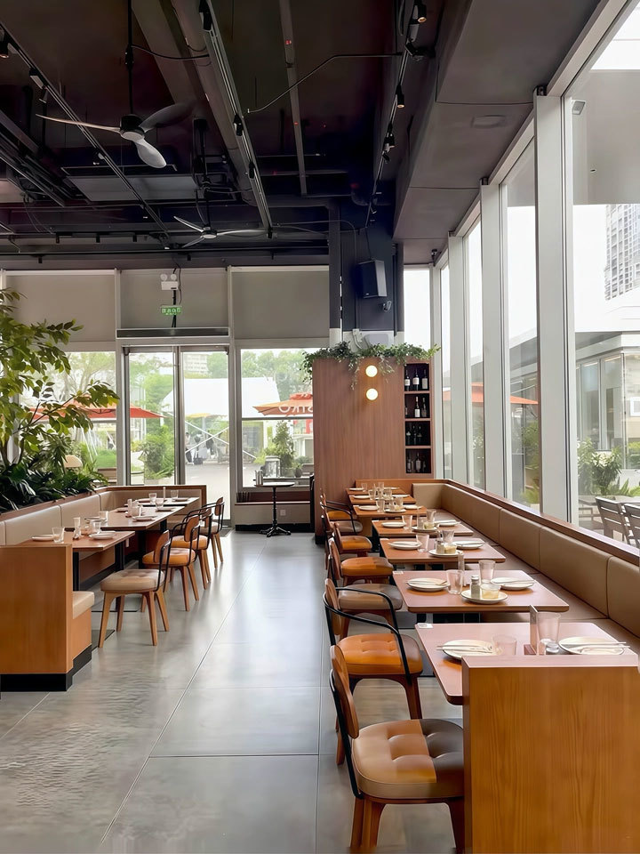 Customizable Durable Construction Eco-Friendly Material Restaurant Furniture Sofa Booth Seating