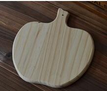 Quality apple shaped wooden chopping block woodne cutting board wholesale paulownia wood rectangular cutting board for sale