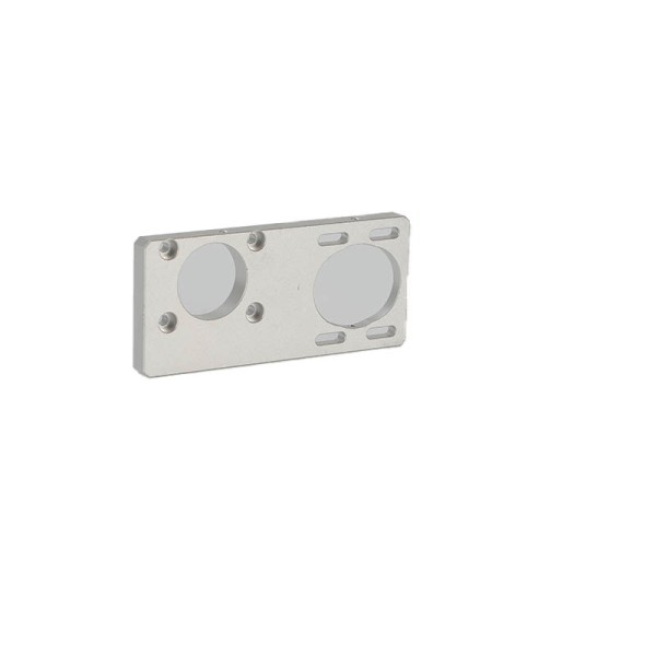 High Precision CNC Components Parts Industrial Silver Hollow Design