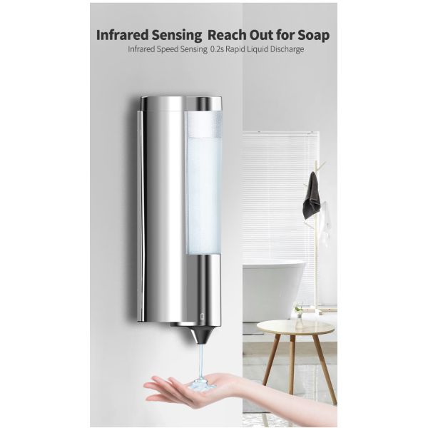 Luxury 3 In 1500ml Shower Shampoo And Soap Dispenser Automatic Foam Soap Dispenser