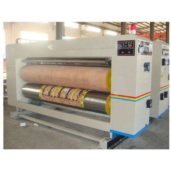 3 Colors Print Slot Die Cut Carton Box Making Machine 5.5KW
