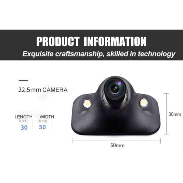 DC 12V 4 Channels Vehicle Security Camera System 360 Degree Round View