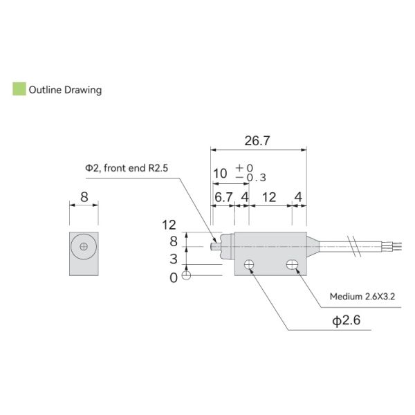 Original Japan CNC Machine Tools ZTS8 Contact Sensor Non-contact Measurement Detector Cast Zinc Alloy Limit Switch
