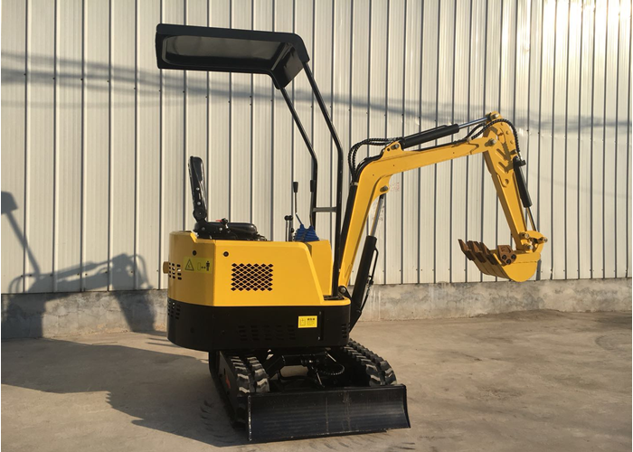 Mini Crawler Digger Excavator 1.0kg Farm Machine with different inplements with canopy