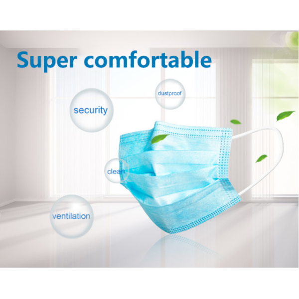 HH Breathable Disposable Face Mask 2 Years Shelf Life
