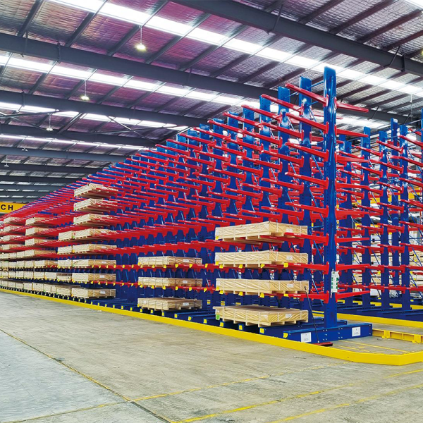 Durable single-sided and double-sided load-bearing solutions for long material storage, with a load capacity of 500-3000 kg