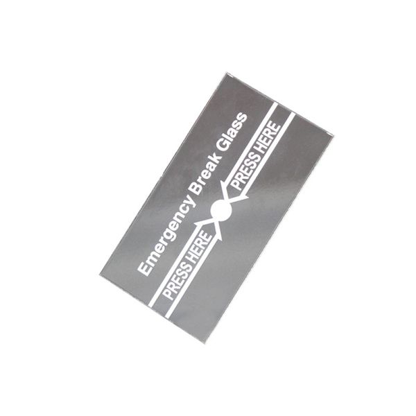Break Glass for Call Point Emergency Exit Push Button Changeable Glass