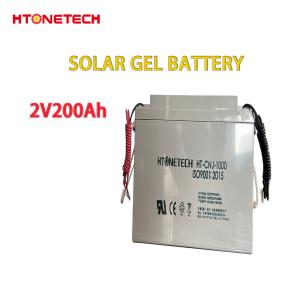 China 2V 200ah Solar Energy Storage Battery Photovoltaic Gel Cell Off Grid on sale