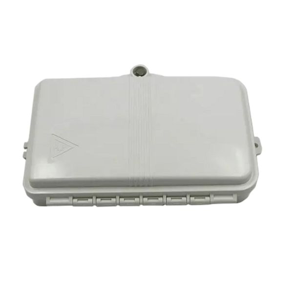 4Port Fiber Optic Terminal Box SC Simplex SM Cables White Waterproof IP-66