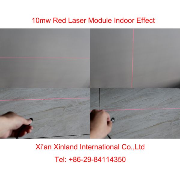 Adjustable Focus Line Laser Module Length 650nm 10mw Dot Alignment