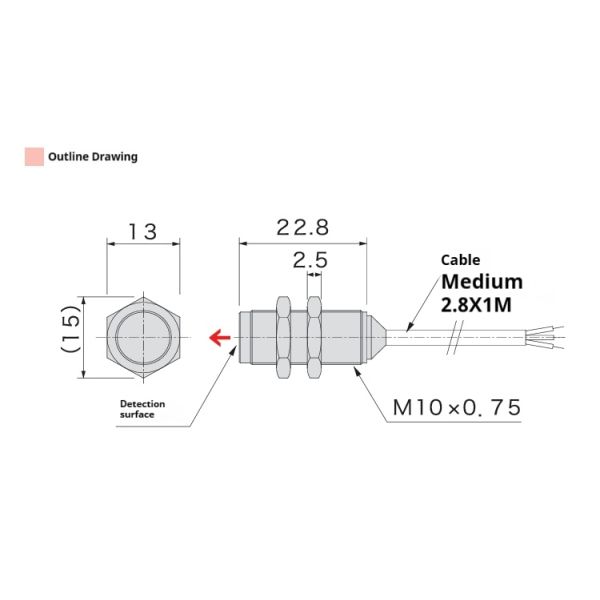 DC5-24V 15mA CNC Machine Tool Near Iron Sensor Magnetic Switch Inductor Proximity Detection Probe Imported From Japan ZPSF011