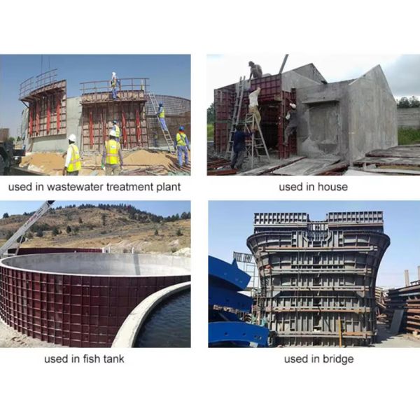 Q235 Steel Formwork System for Concrete Construction - Reusable and Customizable Height