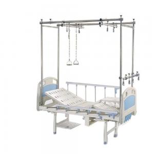 China Floor Stand Manual Hospital Bed Four Cranks Orthopedic Traction Bed Split - Legged on sale