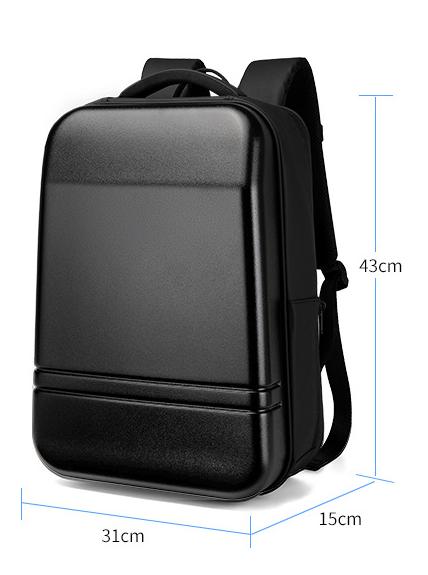 Durable Hardshell Laptop Backpack With Safety Combination Lock Weight Reducing