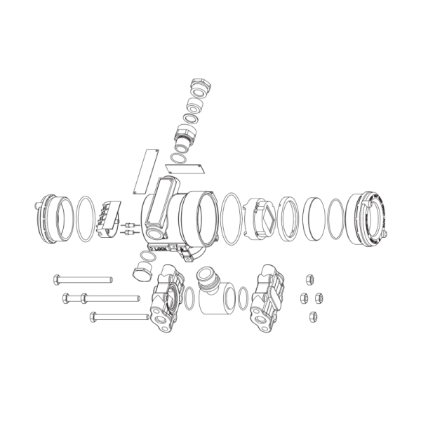 High Precision Differential Pressure Transmitter 4 20mA With HART Protocol