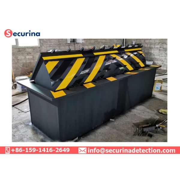 Reflecting Adhesive Strip Warning Anti-terrorist Hydraulic Roadblocker for Vehicle Access Control