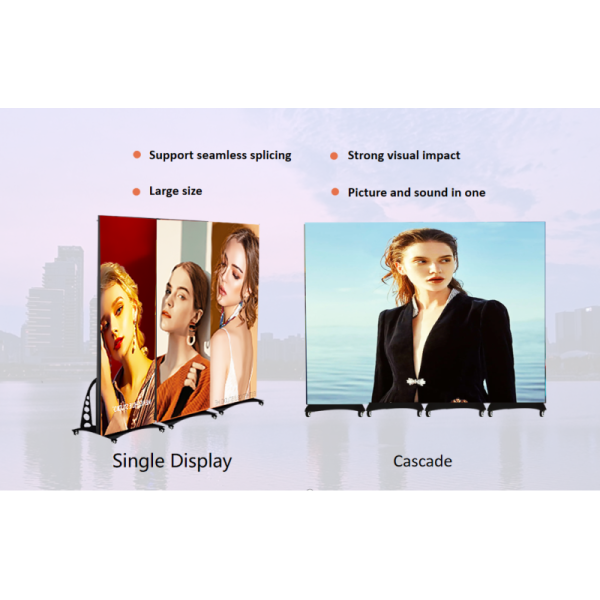 Led Advertising Adigital Sign P2.5 Led Poster Display Screen in Store/bank/bar/school and Company