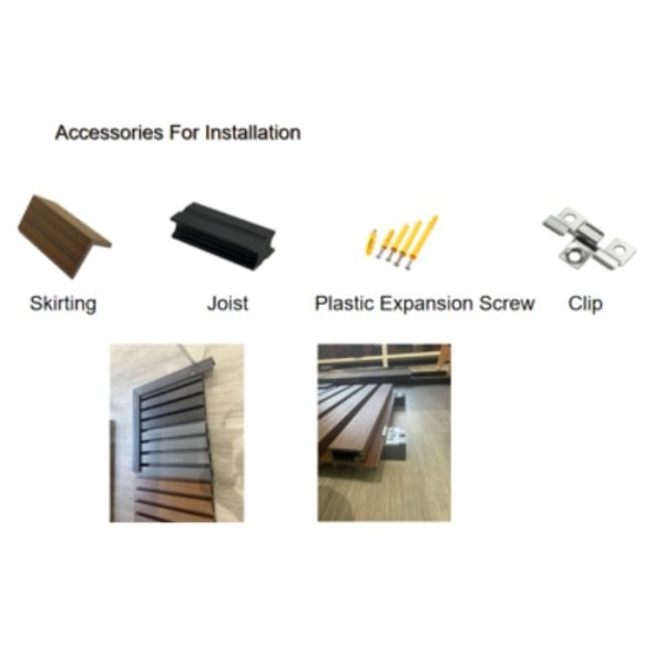 219*26mm Durable Exterior WPC Wall Panels With Extreme Temperature Tolerance