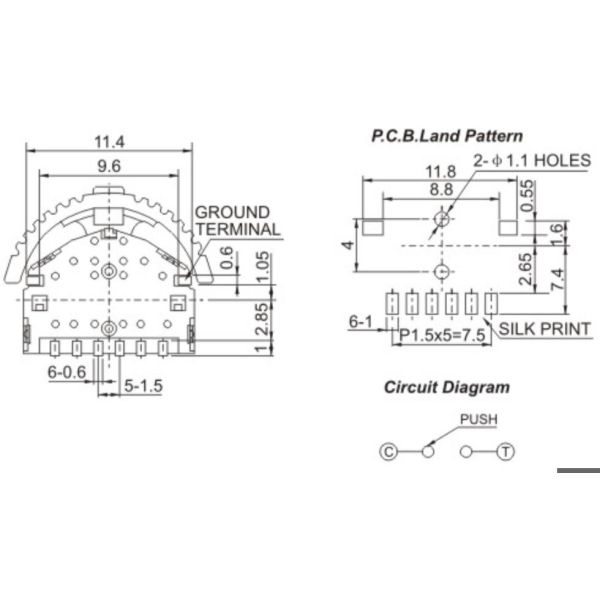Lever Momentary Tactile Switch , Smd Tactile Switch Electrical Life 800000 times
