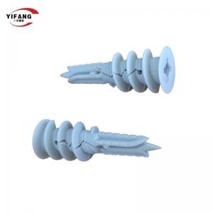 Buy cheap White Plastic Wall Anchors Fish Like Drywall Screw Inserts For Gypsum Board product